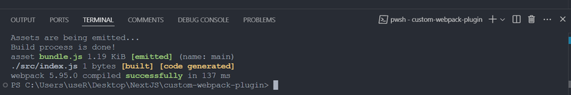 Webpack result