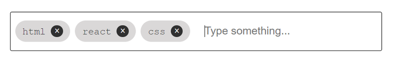 Tags input