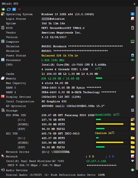 NWinfo 1.1.1