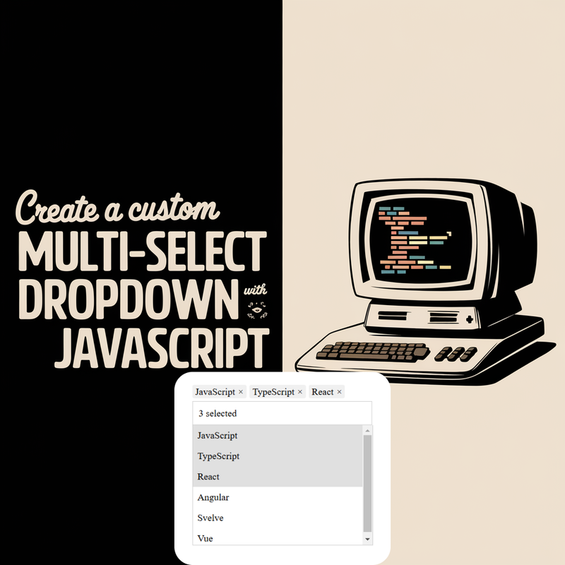 Create a Custom Multi-Select Dropdown with Vanilla JavaScript