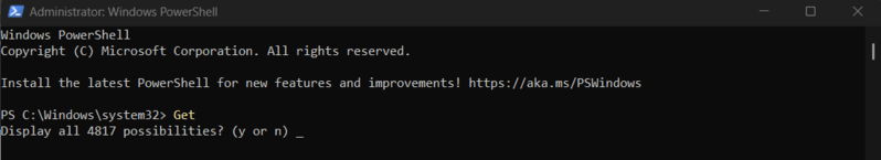 Completion Menu Completion Menu