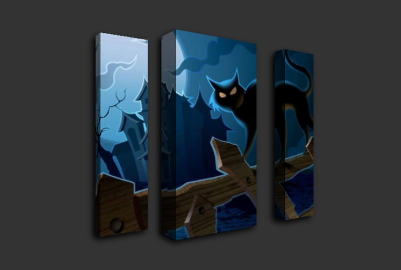 Flexible multi-panel background