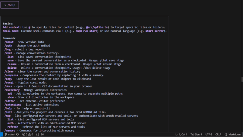 Gemini help Gemini help