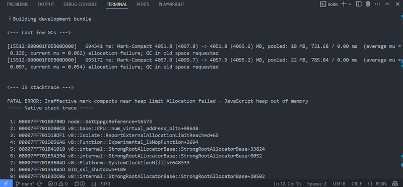How to Resolve JavaScript Heap Memory Issues