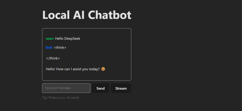 Local AI Result Local AI Result