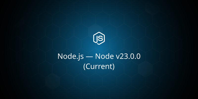 Node v23.0.0