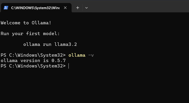Ollama version