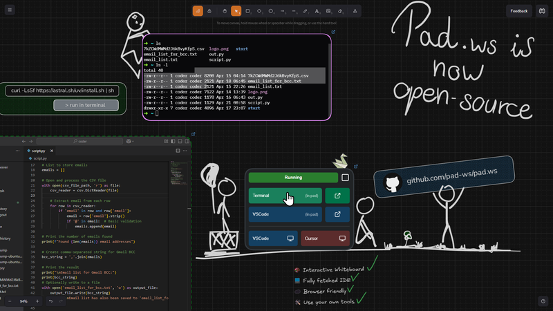 pad.ws - Infinite Dev Board