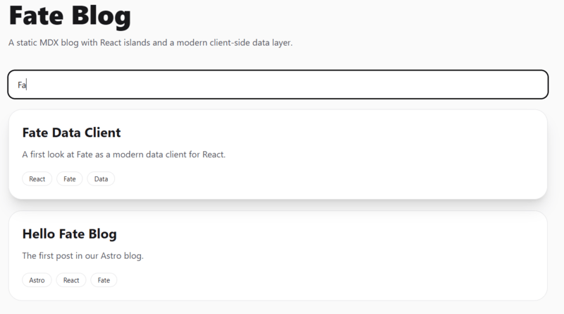 Search Component