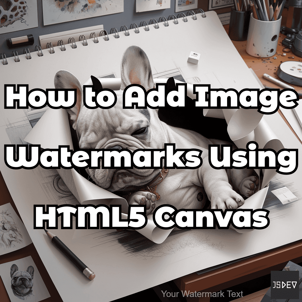 How to Add Image Watermarks Using HTML5 Canvas