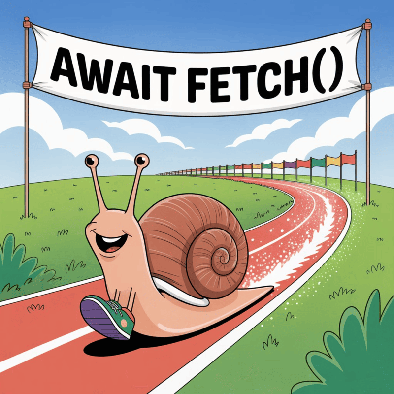 Why Your await fetch() is Slowing Down — And How to Fix It