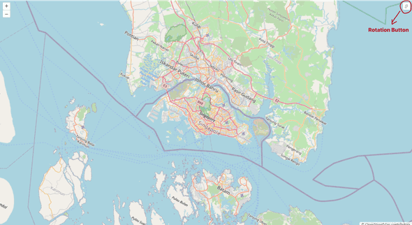 Map with rotation