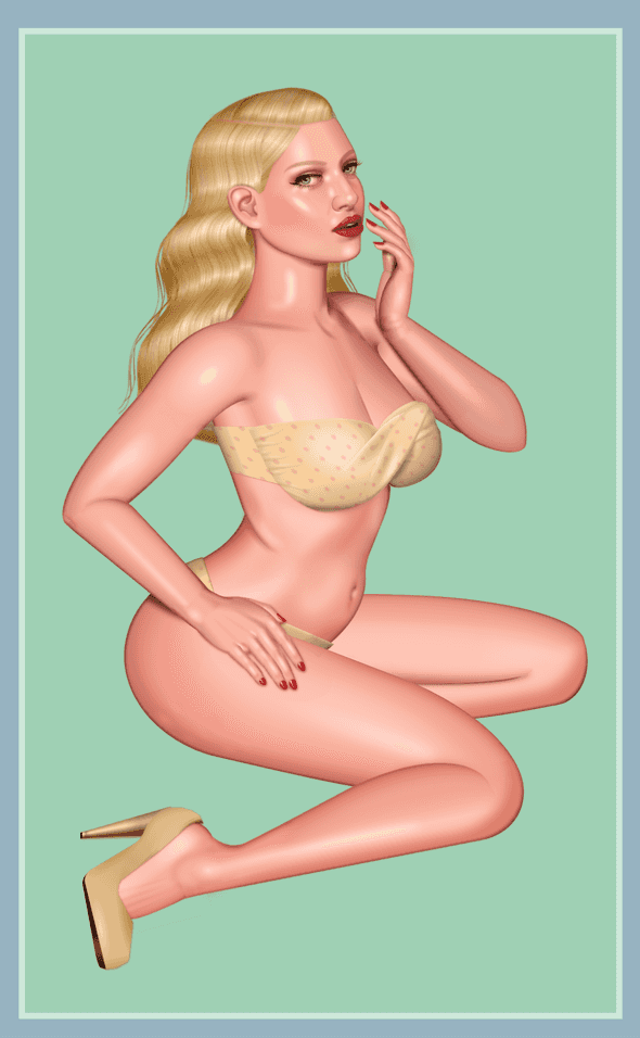 Pure CSS Pinup