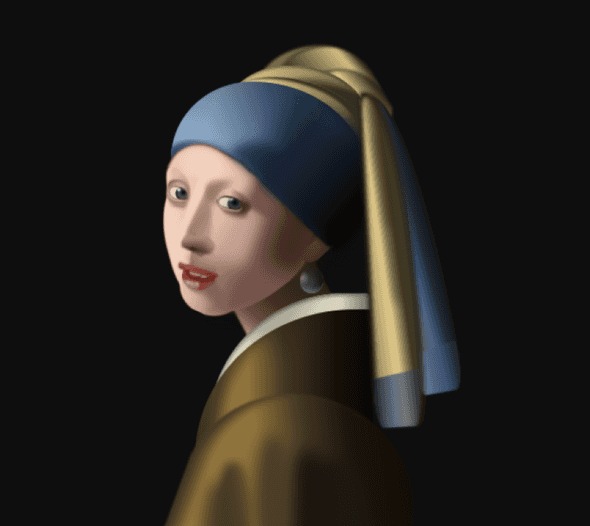 The Girl With A CSS Earring