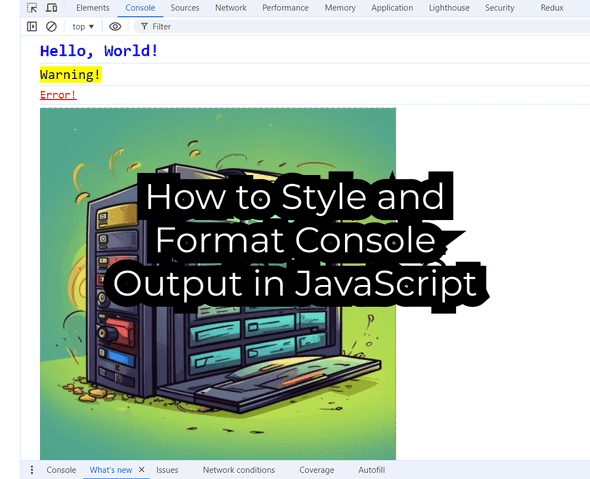 Style Console Output in JavaScript