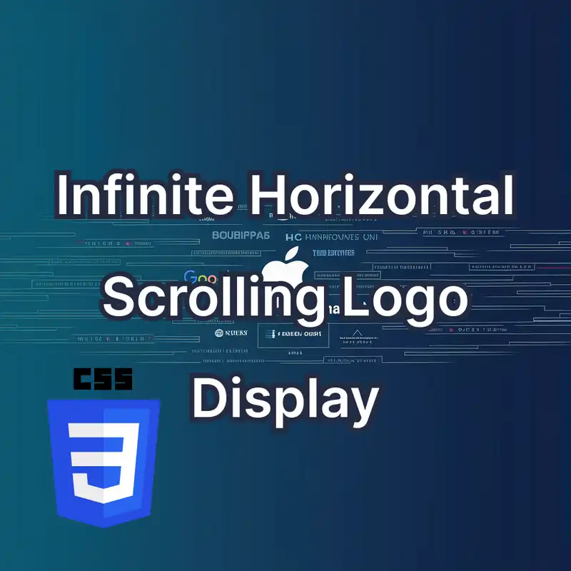 Build an Infinite Horizontal Scrolling Logo Display With Pure CSS