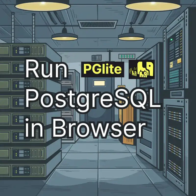 PGlite: Run PostgreSQL in Browser & Node.js - No Server Required